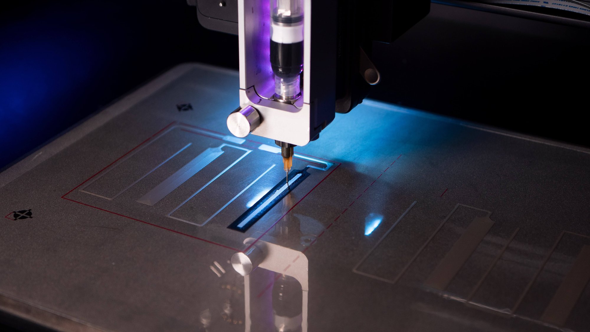 NOVA dispensing ink for printed battery using Plan feature NOVA dispensing ink for printed battery using Plan feature