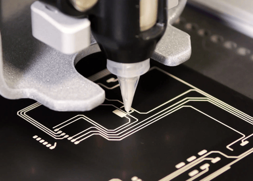 Voltera V-One printing conductive silver ink Voltera V-One printing conductive silver ink